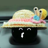 The pink snail hat increased the personality for NOMI.